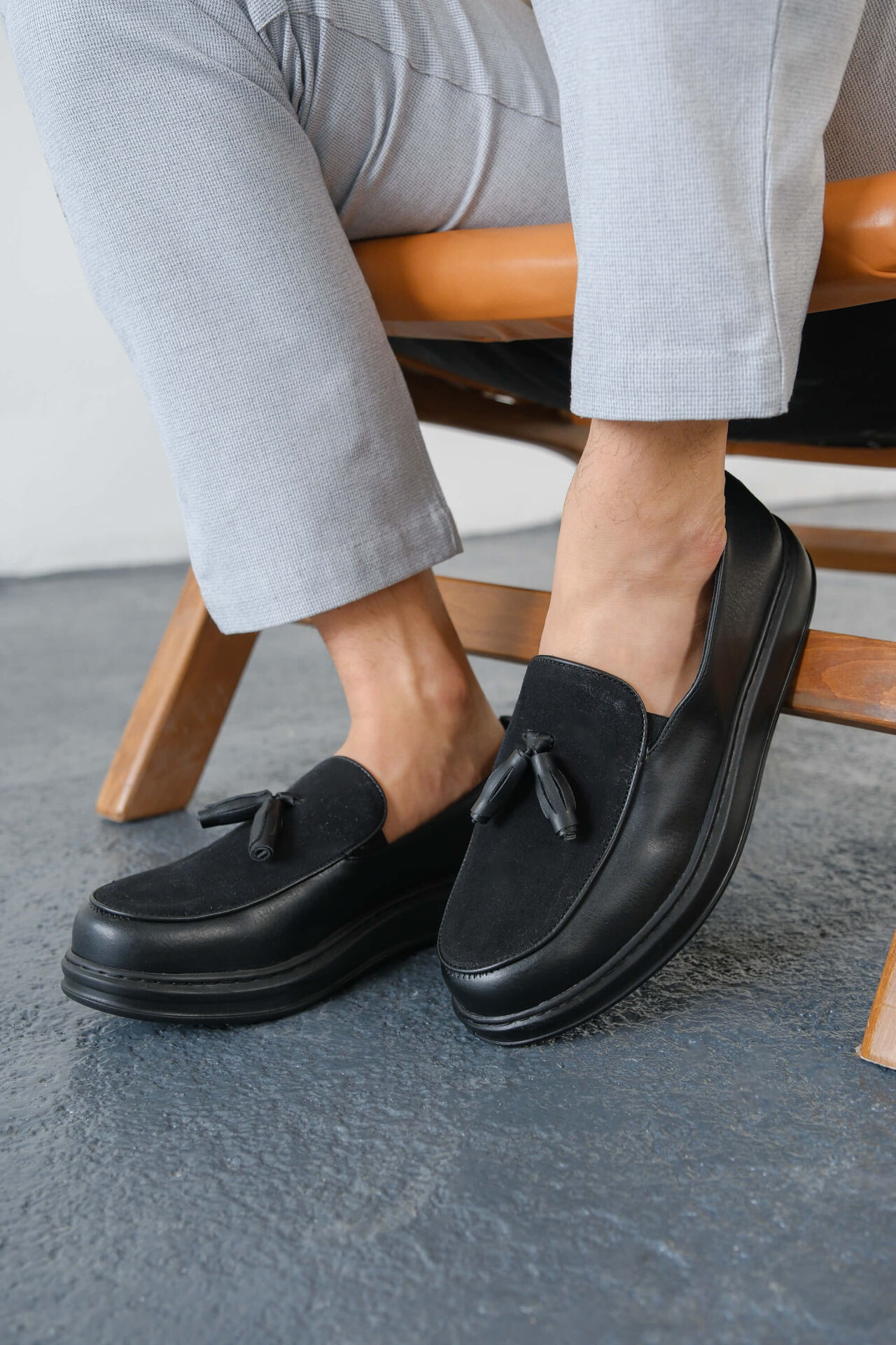 MN002 - CST Loafer Pelle Erkek Ayakkabı SIYAH